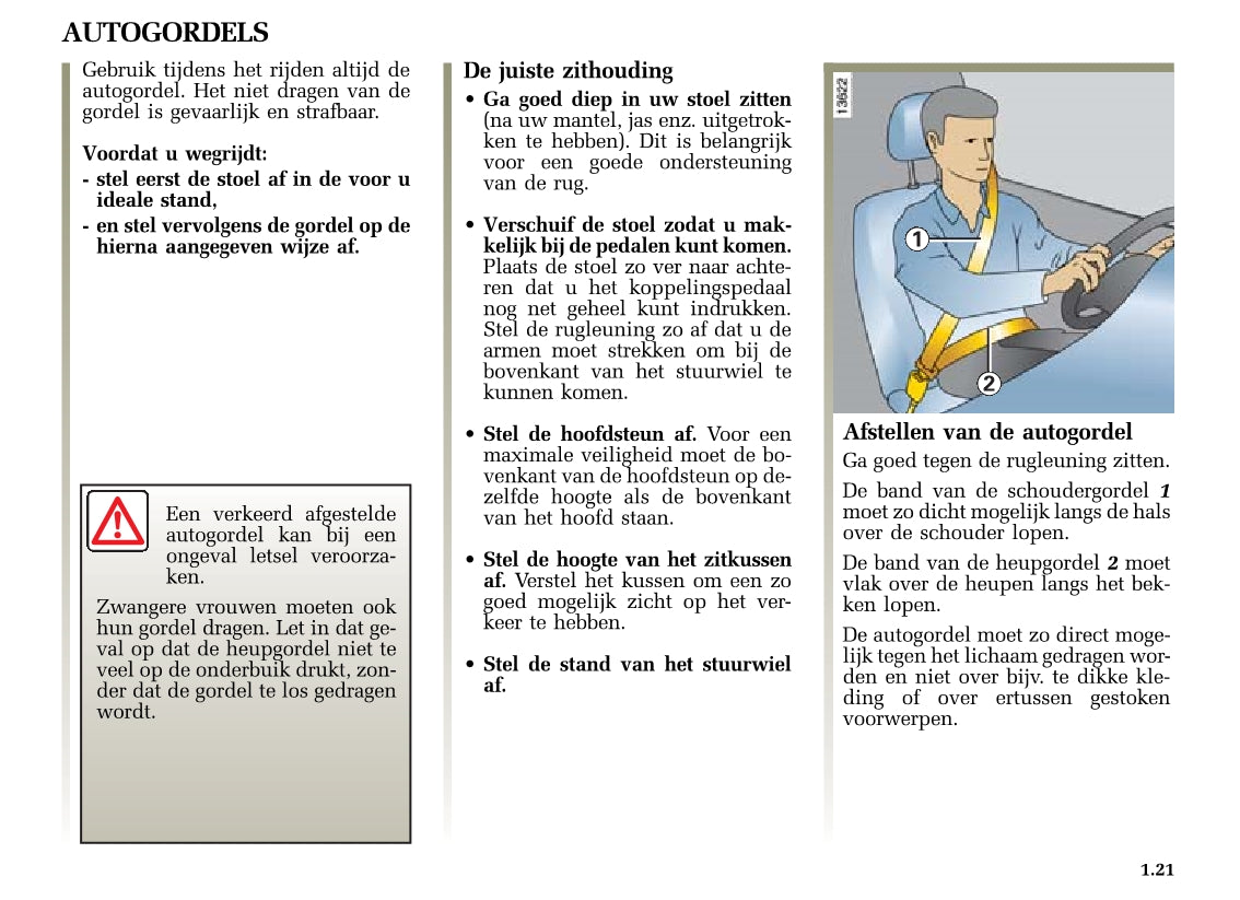 2004-2005 Renault Mégane Owner's Manual | Dutch