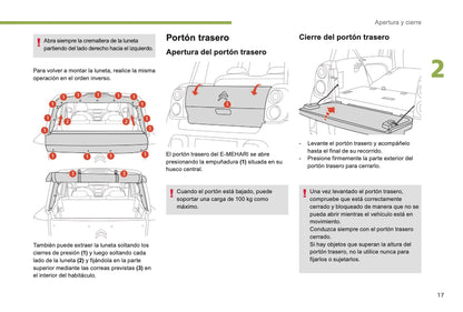 2017-2019 Citroën e-Mehari Owner's Manual | Spanish