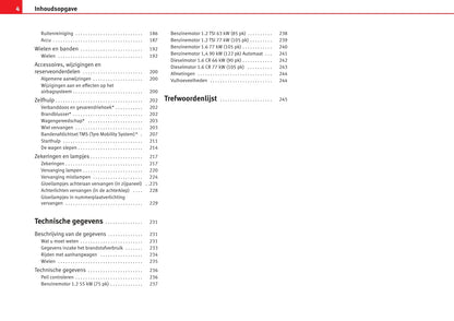 2014-2015 Seat Toledo Owner's Manual | Dutch