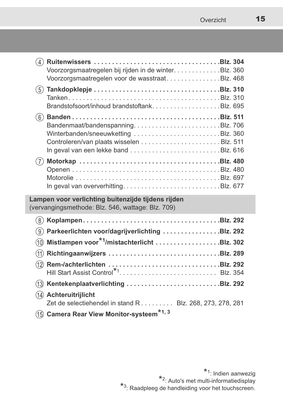 2013-2014 Toyota Auris/Auris Hybrid Owner's Manual | Dutch