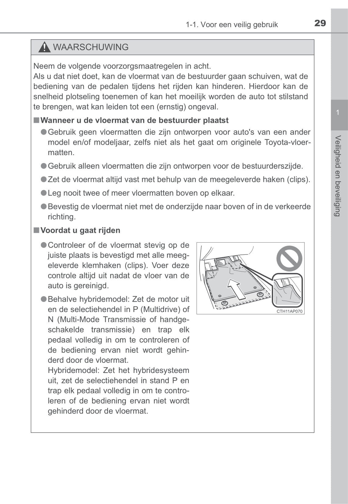 2013-2014 Toyota Auris/Auris Hybrid Owner's Manual | Dutch