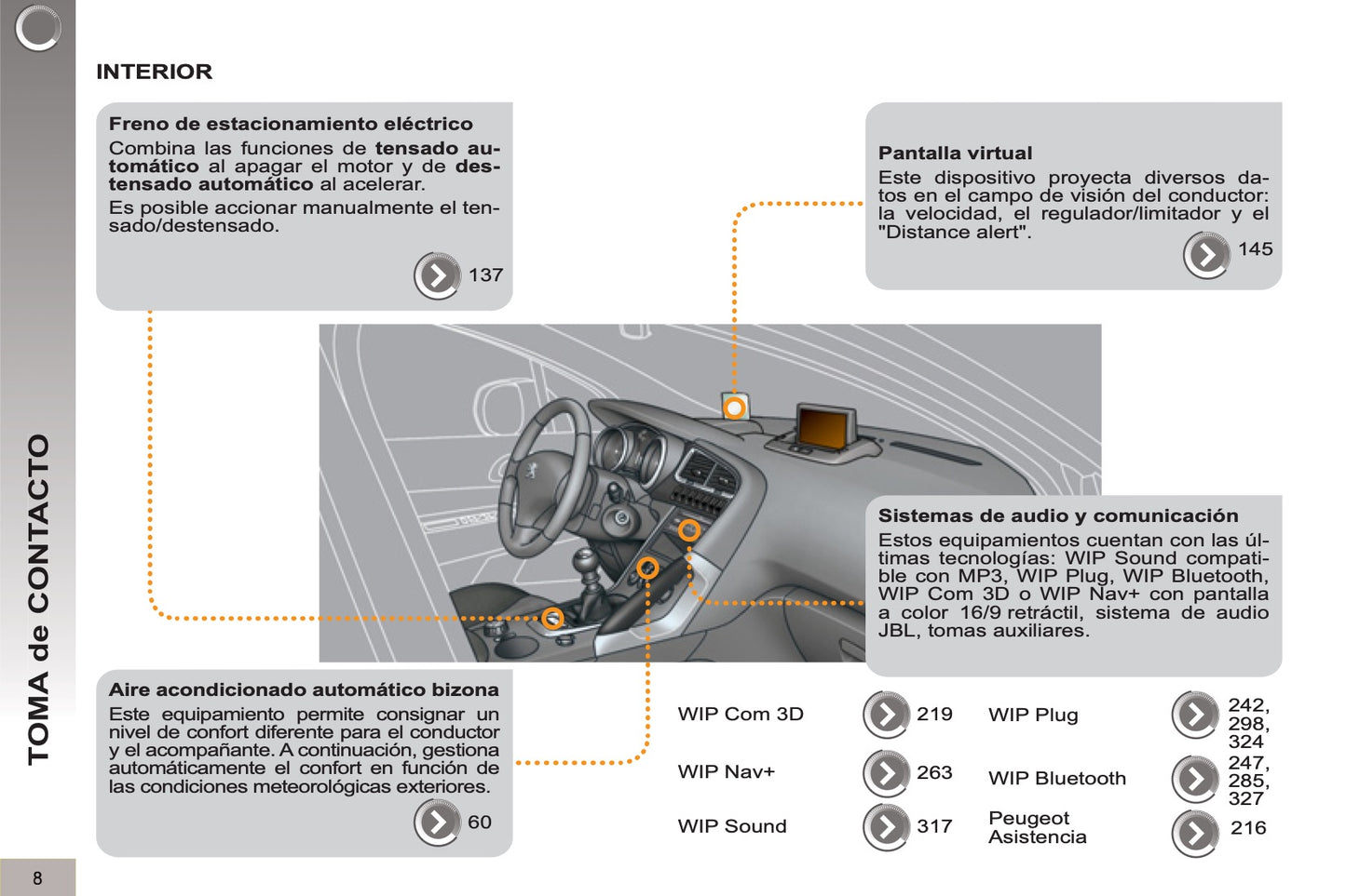 2012-2013 Peugeot 3008 Manuel du propriétaire | Espagnol