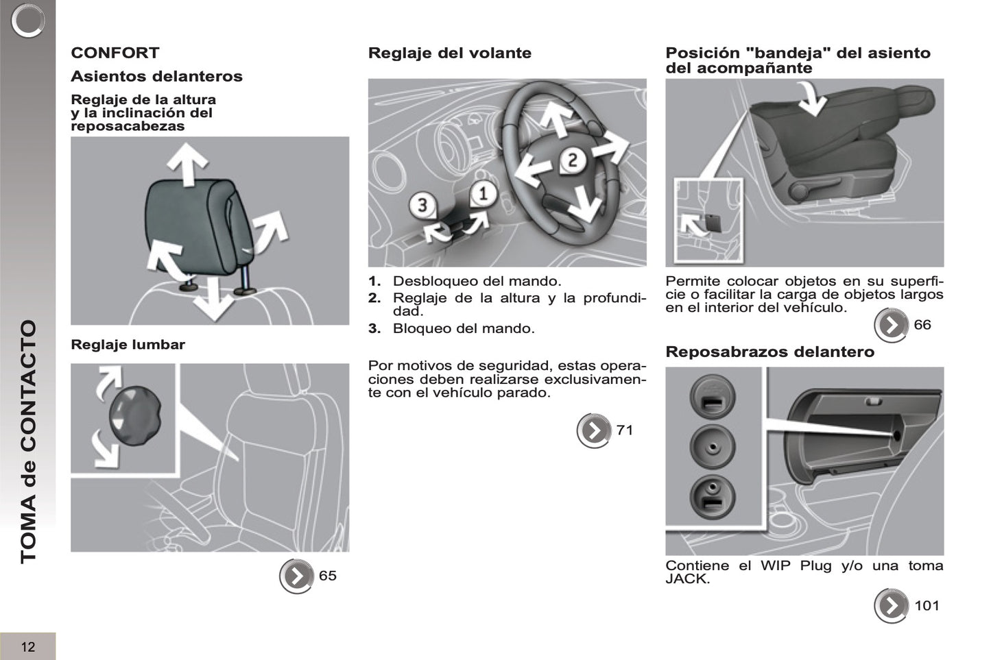 2012-2013 Peugeot 3008 Manuel du propriétaire | Espagnol