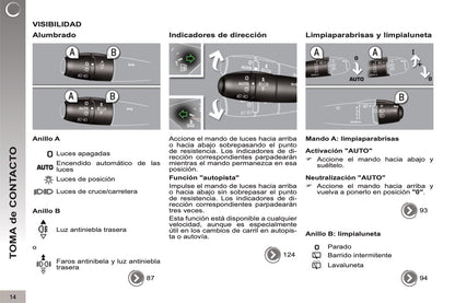 2012-2013 Peugeot 3008 Manuel du propriétaire | Espagnol