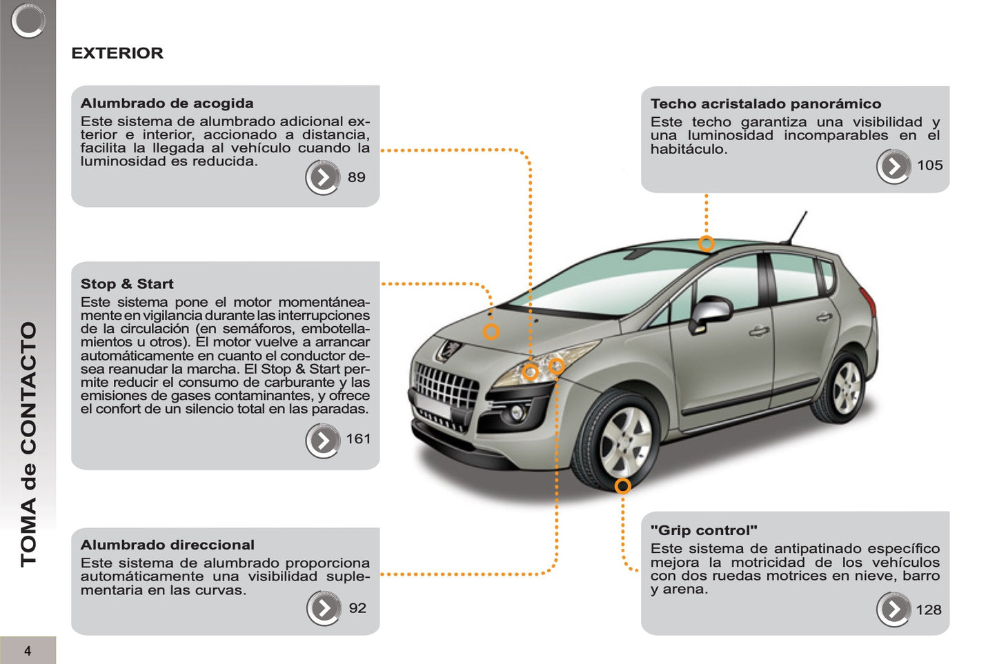 2012-2013 Peugeot 3008 Manuel du propriétaire | Espagnol