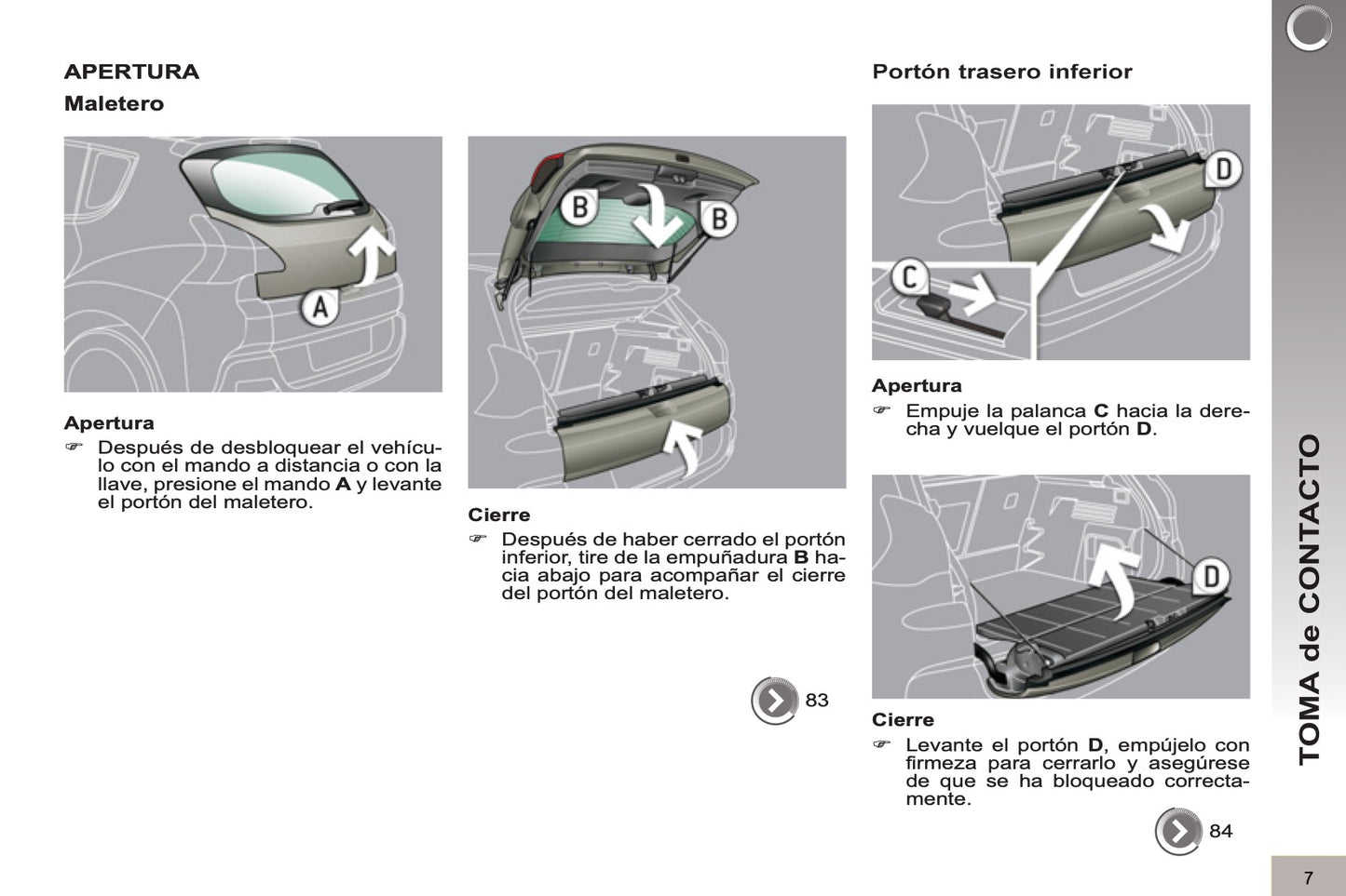 2012-2013 Peugeot 3008 Manuel du propriétaire | Espagnol