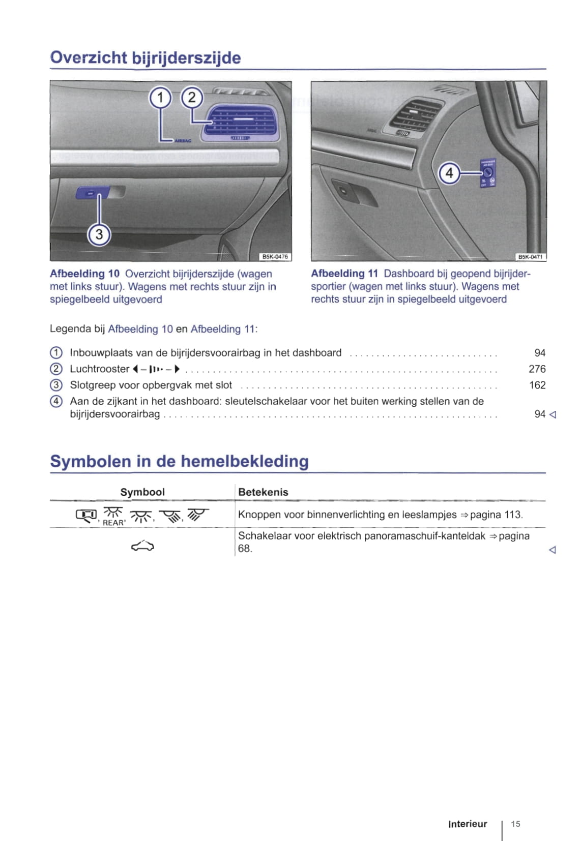 2012-2015 Volkswagen Golf Owner's Manual | Dutch