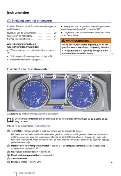 2012-2015 Volkswagen Golf Owner's Manual | Dutch