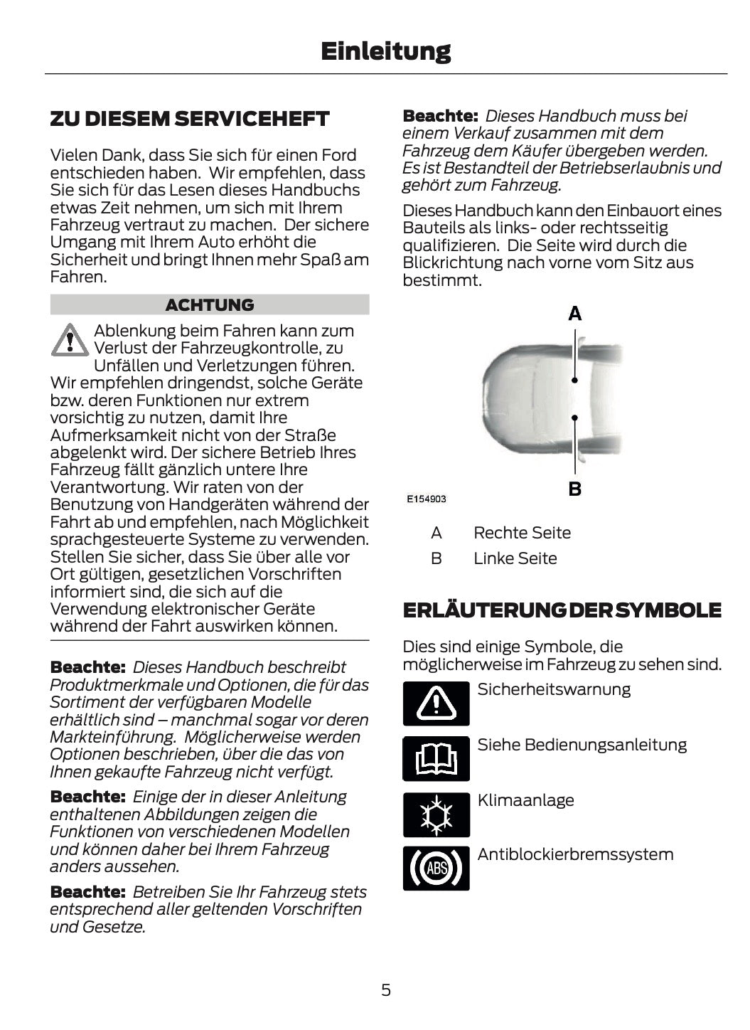 2012-2014 Ford B-Max Manuel du propriétaire | Allemand