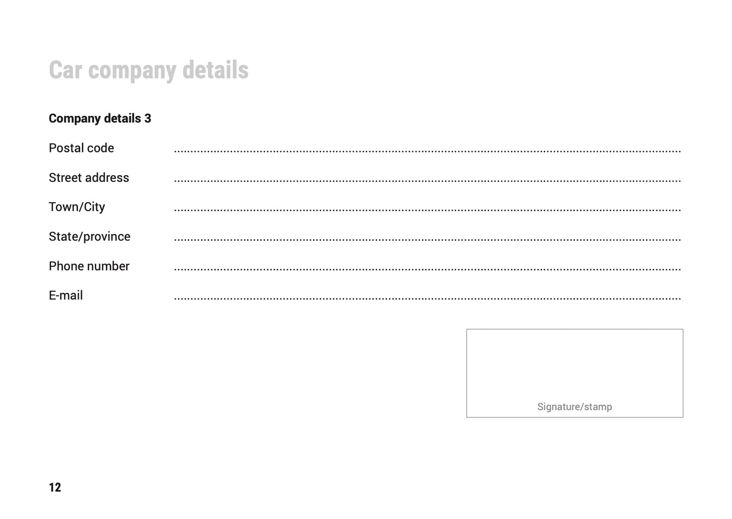 Warranty & Maintenance Owner's Manual