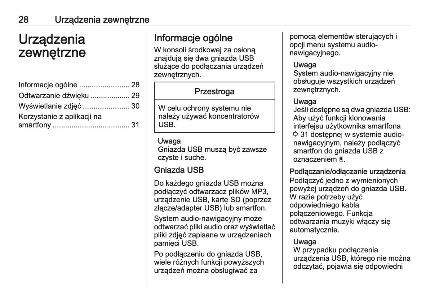 Opel Grandland X Infotainment Instrukcja obsługi 2017 - 2020