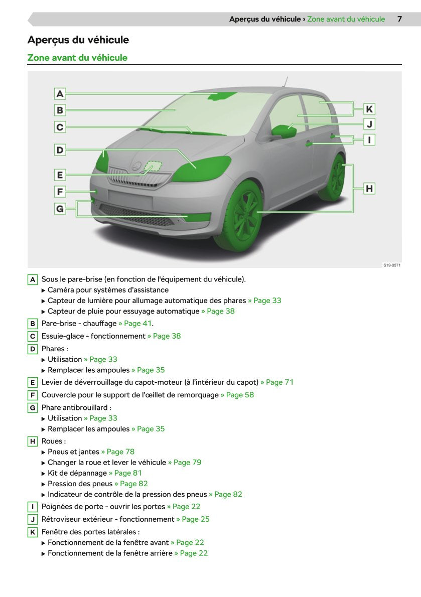 2020-2022 Skoda Citgo Manuel du propriétaire | Espagnol