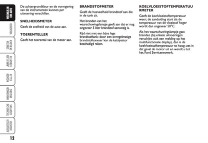 2010-2014 Ford Ka Owner's Manual | Dutch