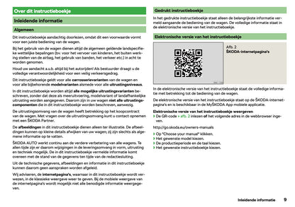 2018-2019 Skoda Fabia Owner's Manual | Dutch