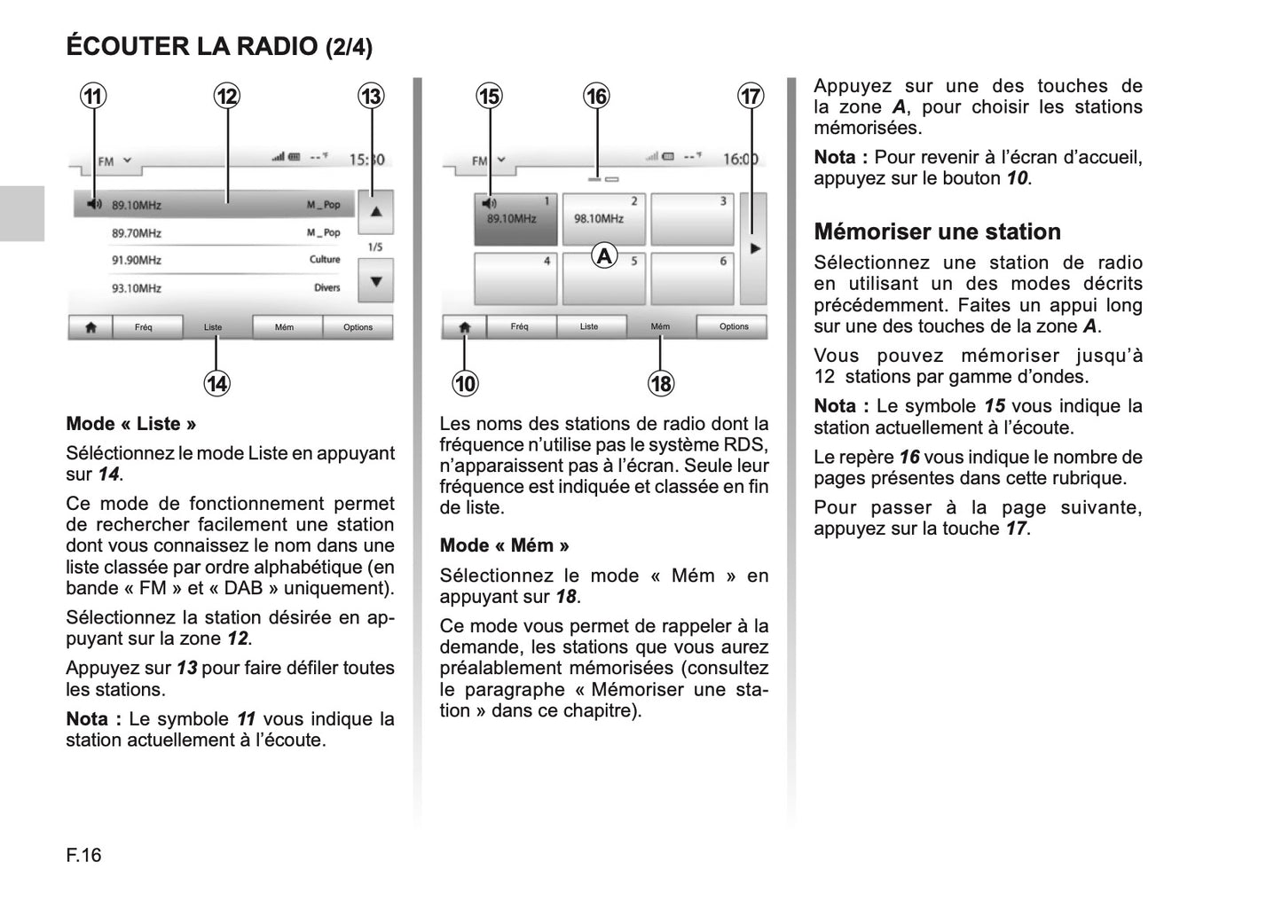 Renault Media-Nav Evolution Guide d'utilisation 2015