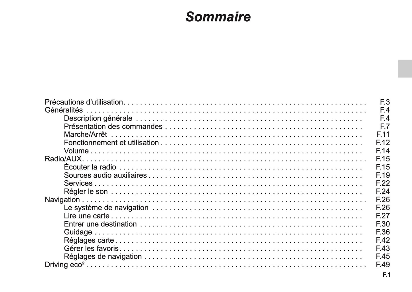 Renault Media-Nav Evolution Guide d'utilisation 2015