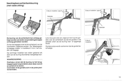 1990-1991 Toyota Starlet Owner's Manual | Dutch