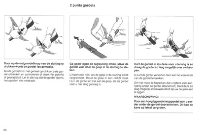 1990-1991 Toyota Starlet Owner's Manual | Dutch