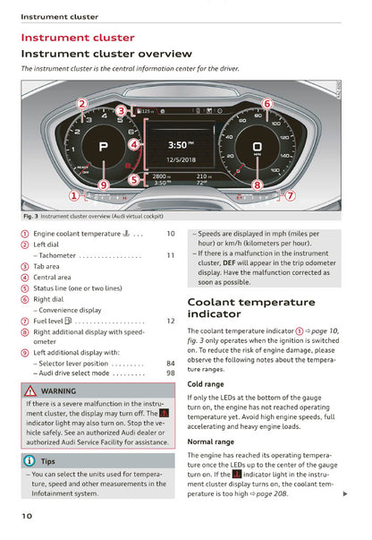 2019-2023 Audi TT Manuel du propriétaire | Anglais