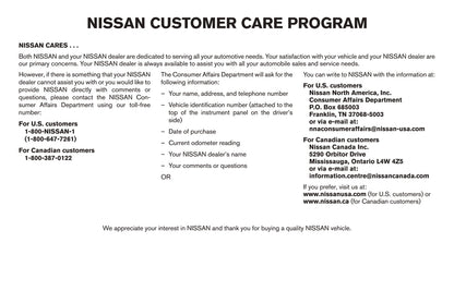 2017 Nissan Altima Sedan Owner's Manual | English