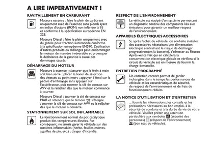 2008-2016 Fiat Qubo Manuel du propriétaire | Français