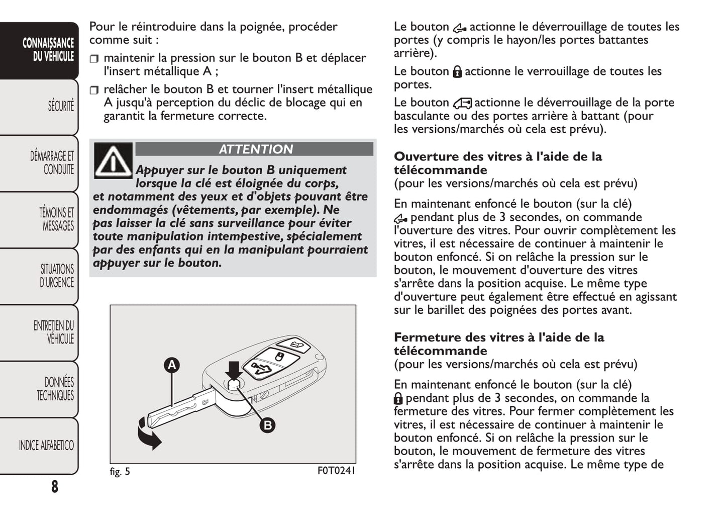 2016-2017 Fiat Qubo Owner's Manual | French