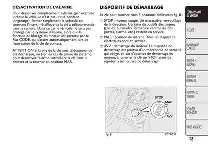 2008-2016 Fiat Qubo Manuel du propriétaire | Français