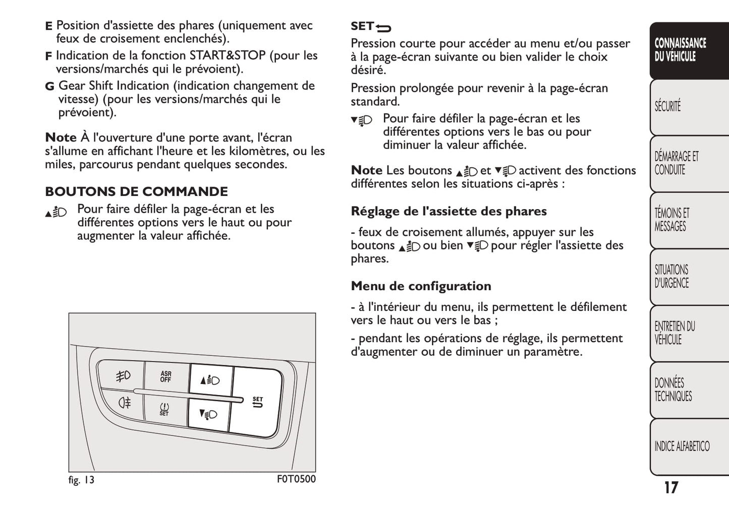 2016-2017 Fiat Qubo Owner's Manual | French