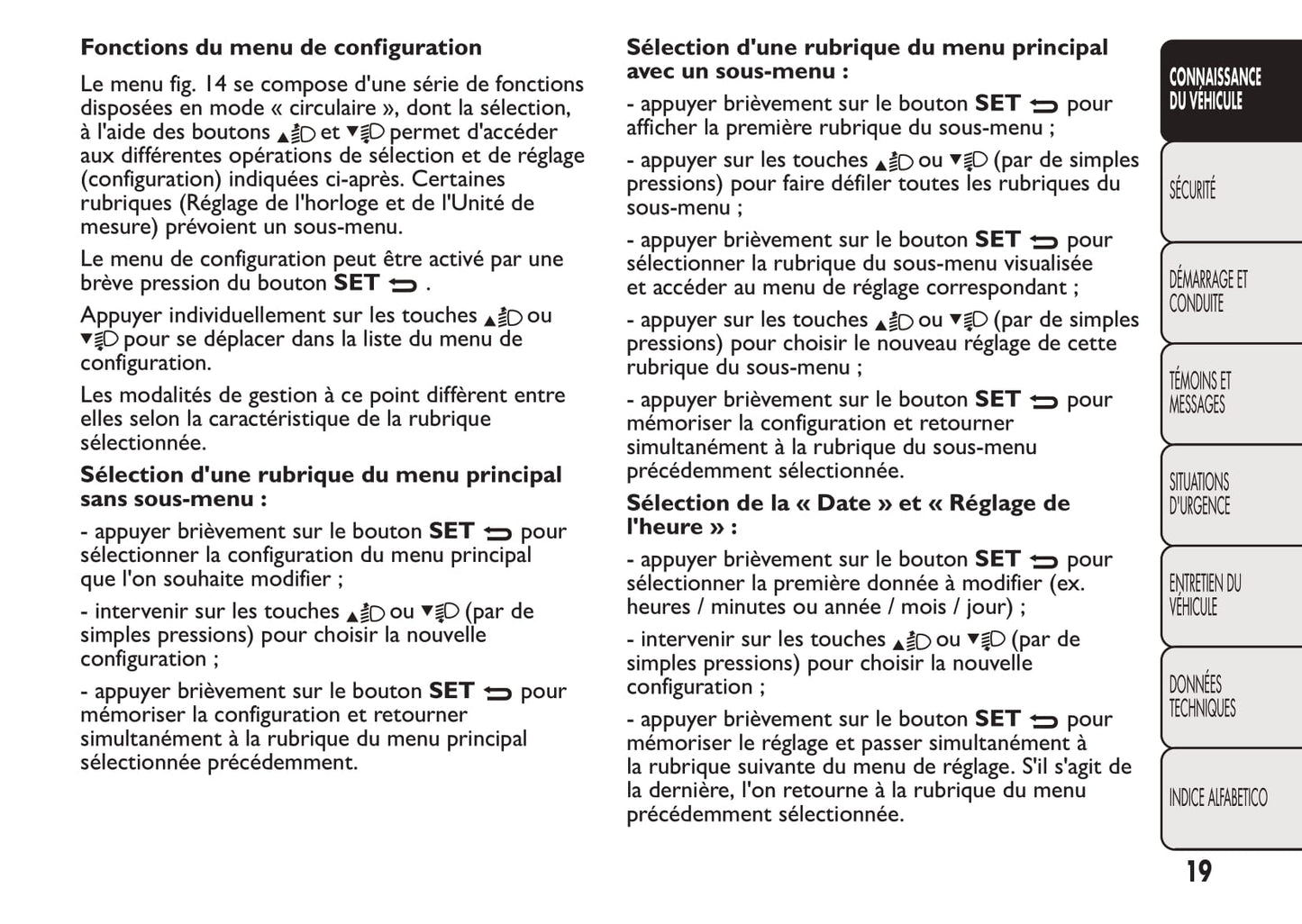 2008-2016 Fiat Qubo Manuel du propriétaire | Français