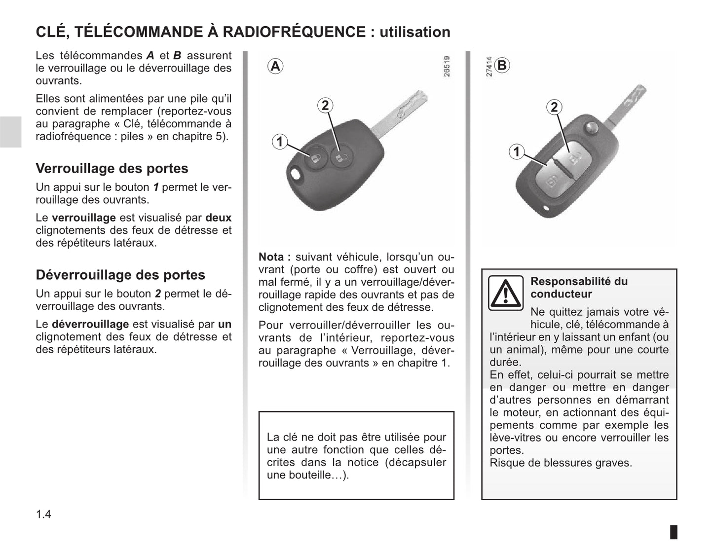 2010-2013 Renault Wind Manuel du propriétaire | Français