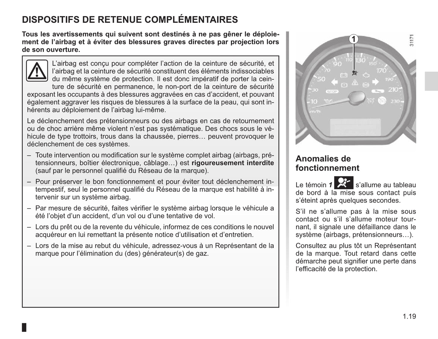 2010-2013 Renault Wind Manuel du propriétaire | Français