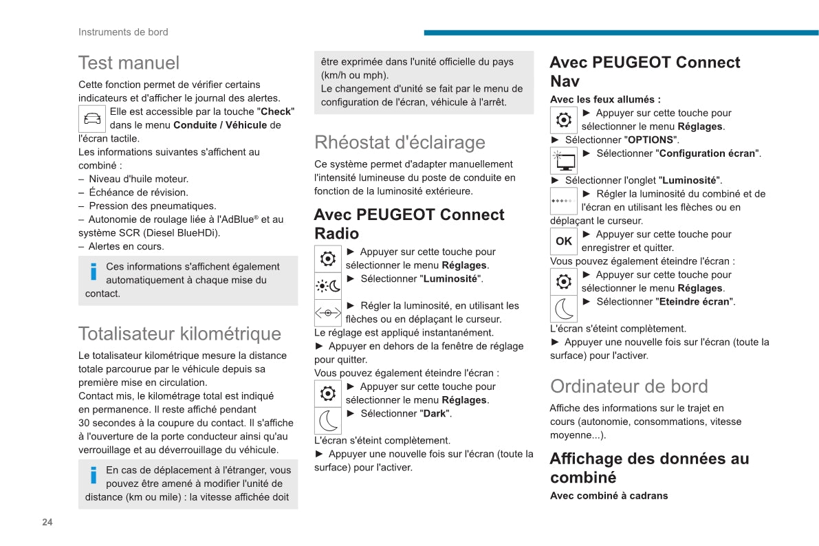 2020-2023 Peugeot 2008 / e-2008 Owner's Manual | French