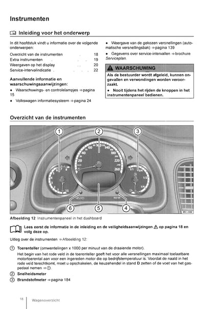 2011-2016 Volkswagen Beetle Owner's Manual | Dutch