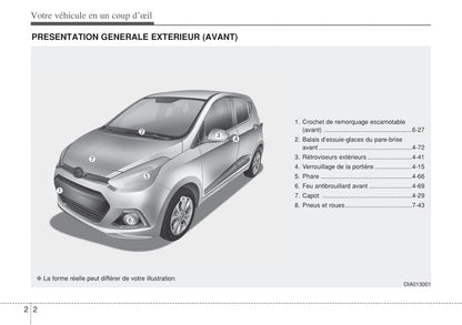 2013-2017 Hyundai i10 Manuel du propriétaire | Français