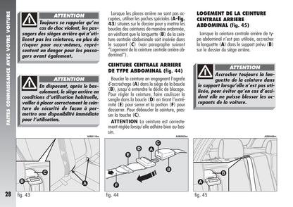 2004-2007 Alfa Romeo 156 Manuel du propriétaire | Français