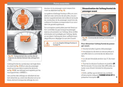 2018-2019 Seat Toledo Owner's Manual | French