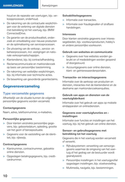 2020-2021 BMW 5 Series Owner's Manual | Dutch