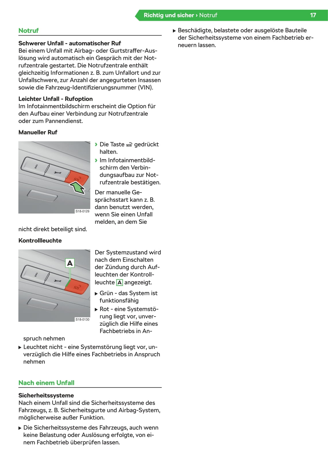 2019-2020 Skoda Scala Owner's Manual | German