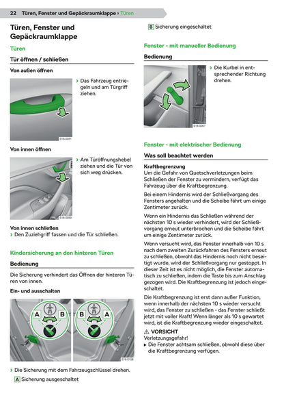 2019-2020 Skoda Scala Owner's Manual | German