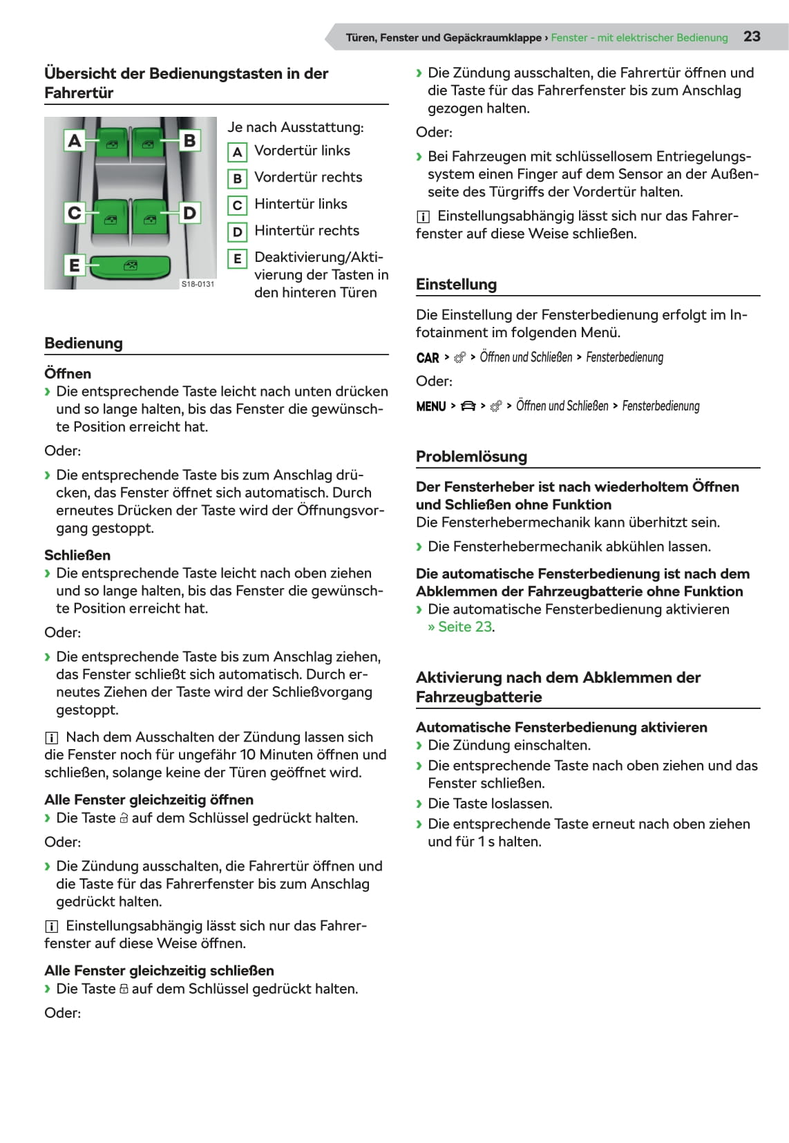 2019-2020 Skoda Scala Owner's Manual | German