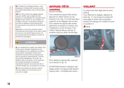 2016-2022 Abarth 595 Owner's Manual | French