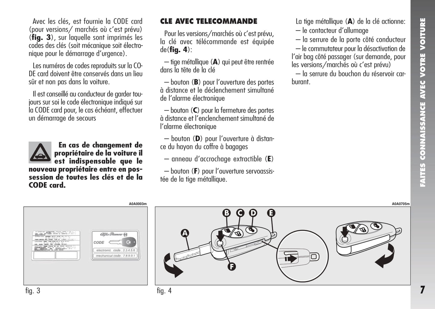 2007-2010 Alfa Romeo 147 Manuel du propriétaire | Français