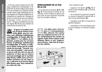 2007-2010 Alfa Romeo 147 Manuel du propriétaire | Français