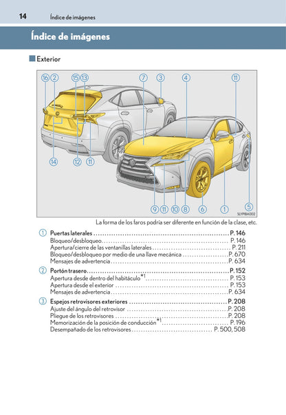 2014-2017 Lexus NX 300h Manuel du propriétaire | Espagnol