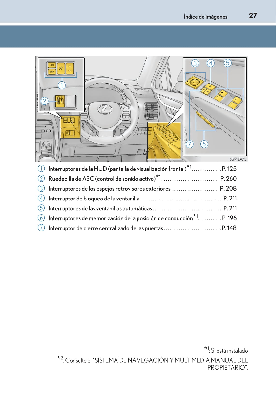 2016-2017 Lexus NX 300h Owner's Manual | Spanish