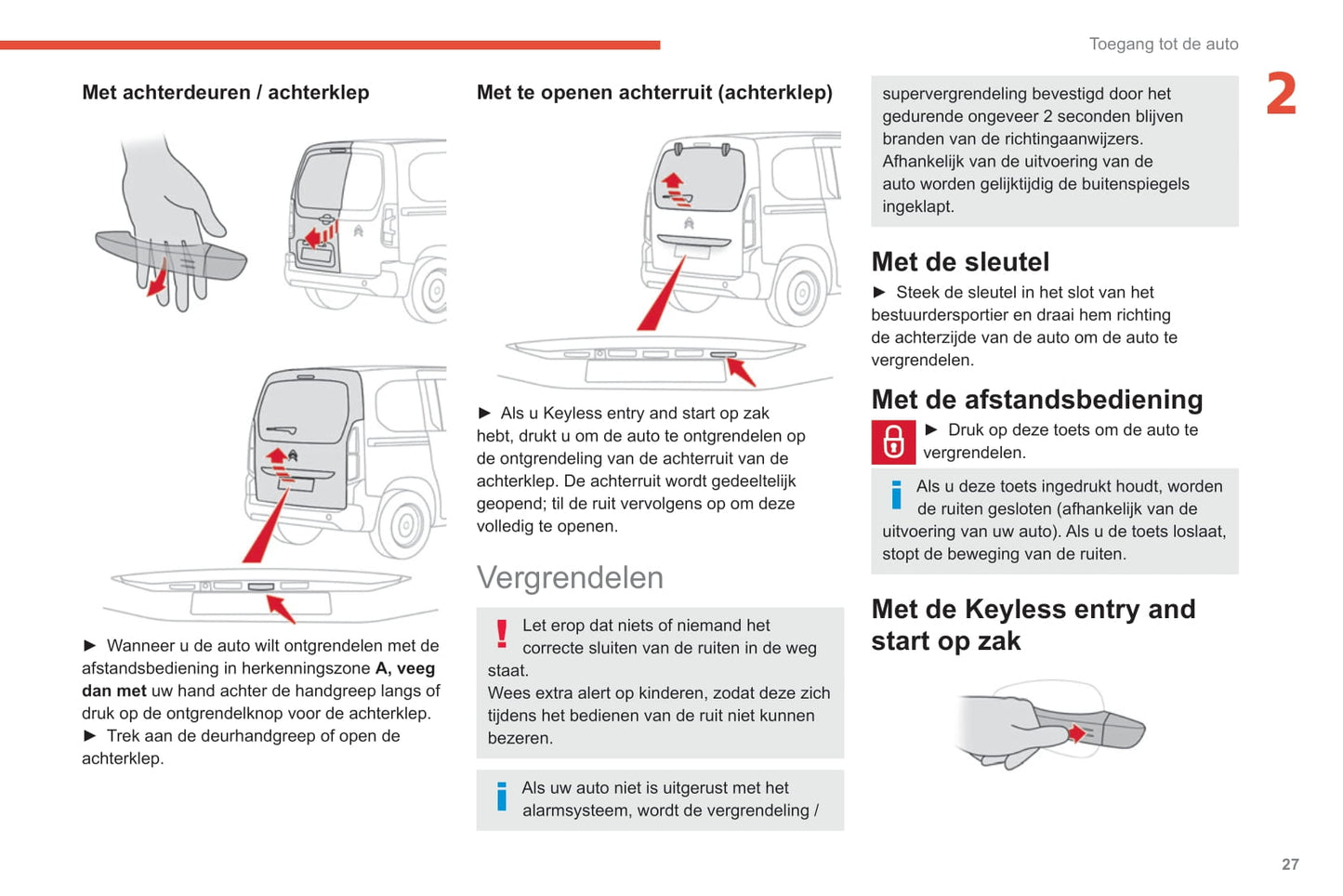 2019-2022 Citroën Berlingo Owner's Manual | Dutch