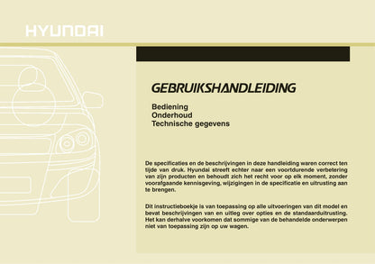 2016-2022 Hyundai Santa Fe Owner's Manual | Dutch