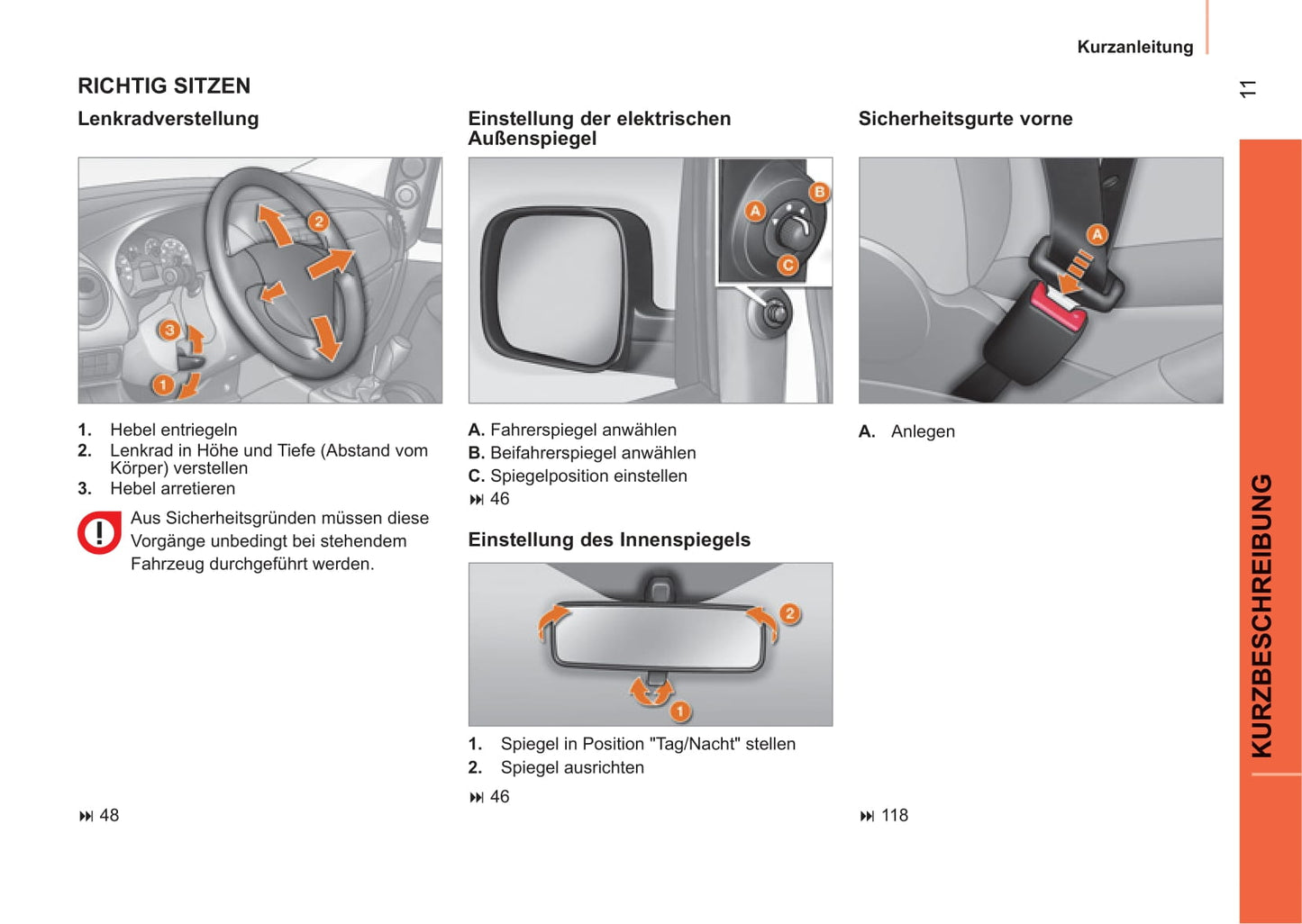 2011-2014 Peugeot Bipper Owner's Manual | German