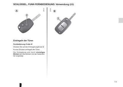 2015-2016 Renault Kangoo Owner's Manual | German