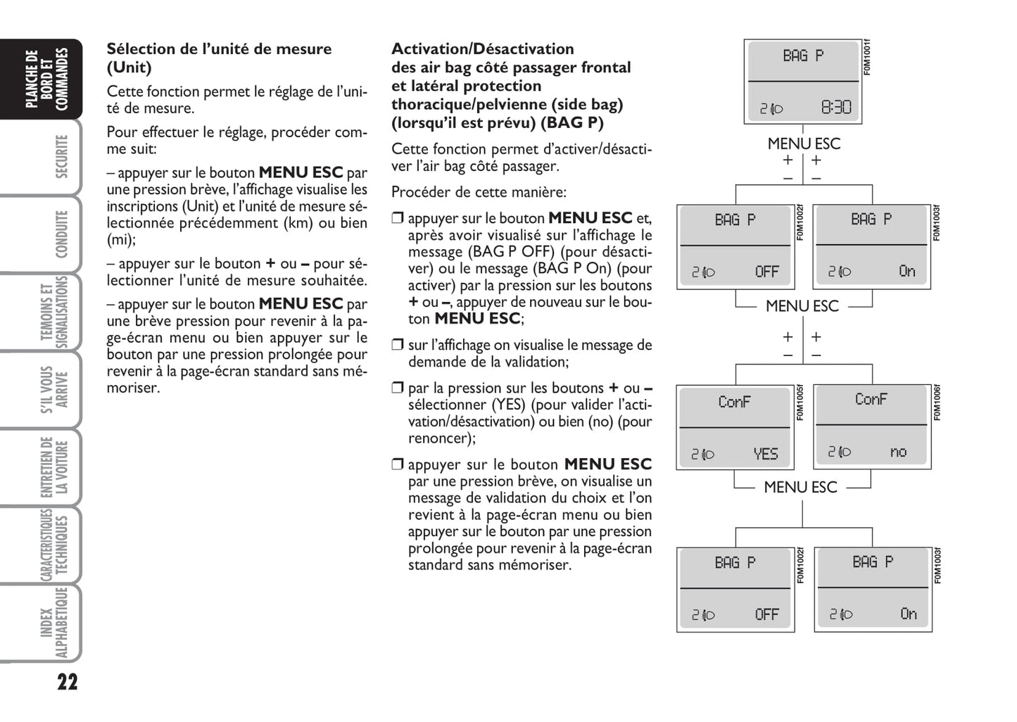 2007-2008 Fiat Punto/Grande Punto Owner's Manual | French